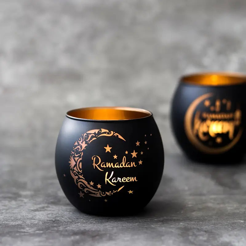 2 Adet Vintage Cam Ramazan Mumlukları