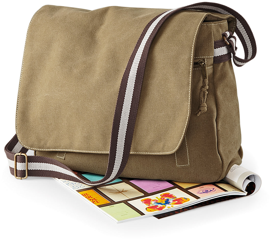 Vintage Tasche mit Umschlag