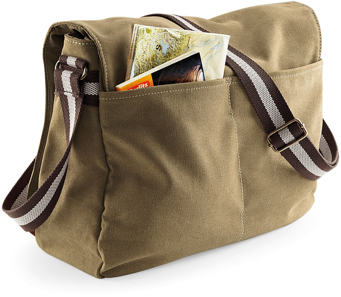Vintage Tasche mit Umschlag