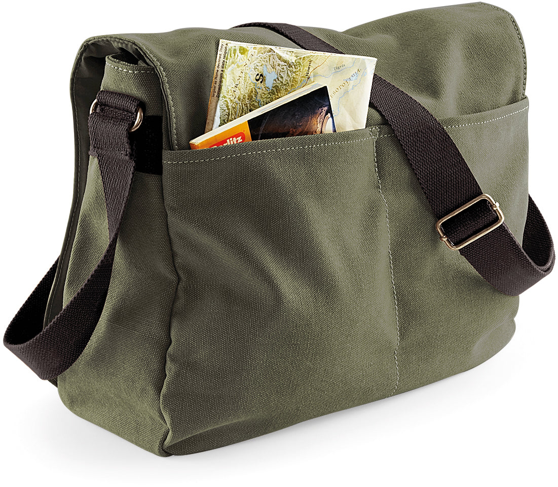 Vintage Tasche mit Umschlag